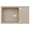 Мойка кухонная Alveus Granital Intermezzo 130 Beige-G55 780х480х200 с сифоном, бежевая 1117048 - фото 528488